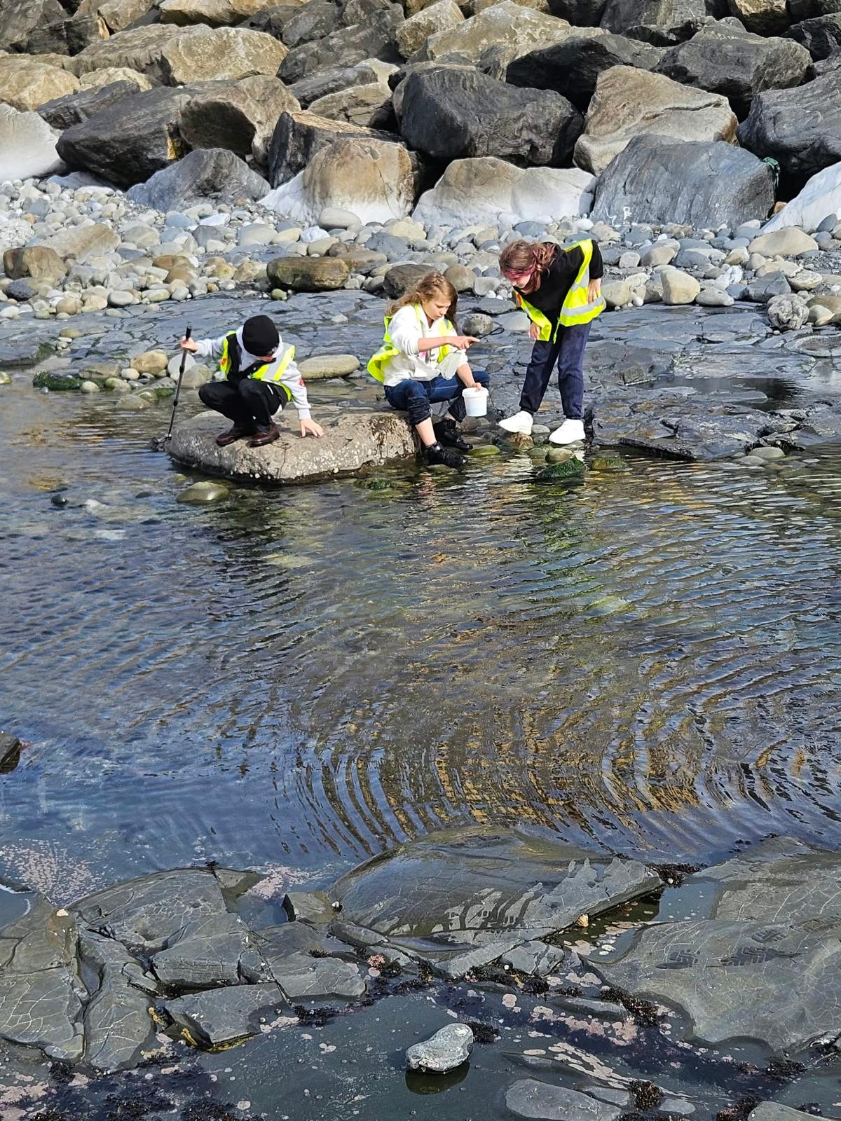 Rock pools in Lahinch